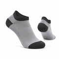 Calzini sportivi alla caviglia 35-38 in tessuto a maglia grigio nero traspiranti