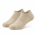 Calzini alla caviglia 39-42 in maglia beige traspiranti