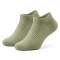 Calzini alla caviglia 39-42 in maglia verde salvia traspiranti