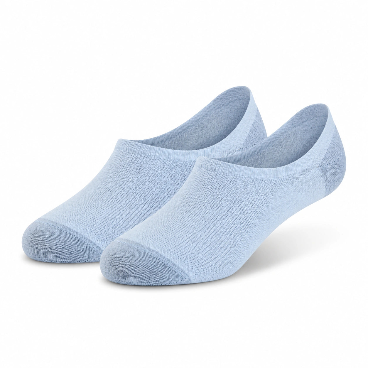Calzini fantasmini 35-38 in tessuto a maglia azzurro chiaro - unisex per uso quotidiano